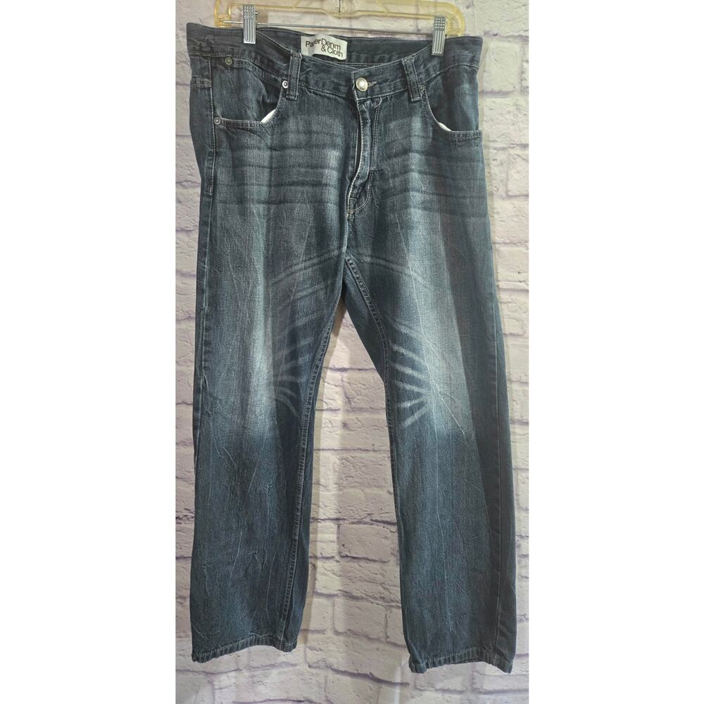 Paper Denim & Cloth Blue Stone Washed Men's Jeans 33 X 30 Lightweight Soft